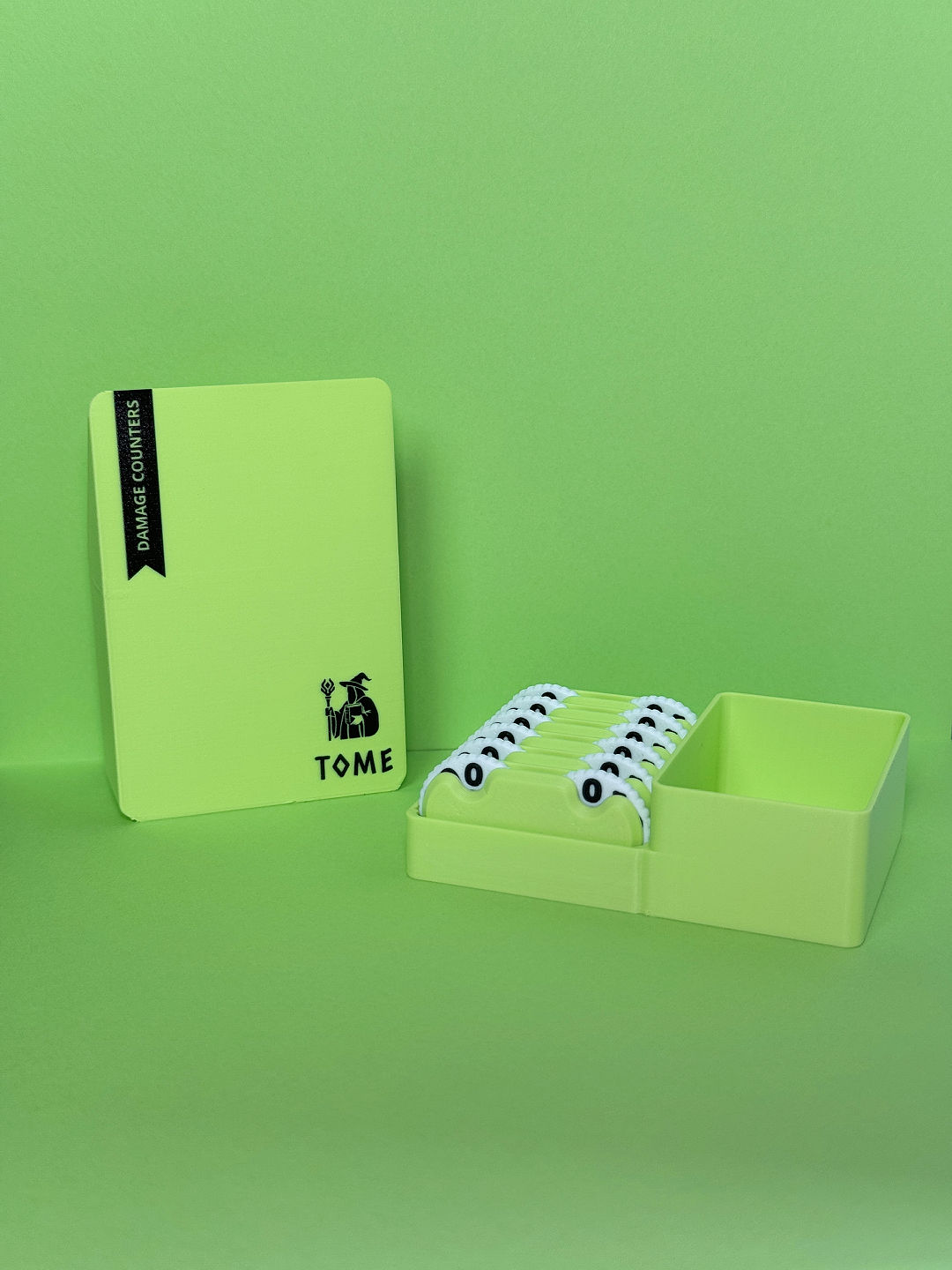 3D Printed Damage Counter Set - Green