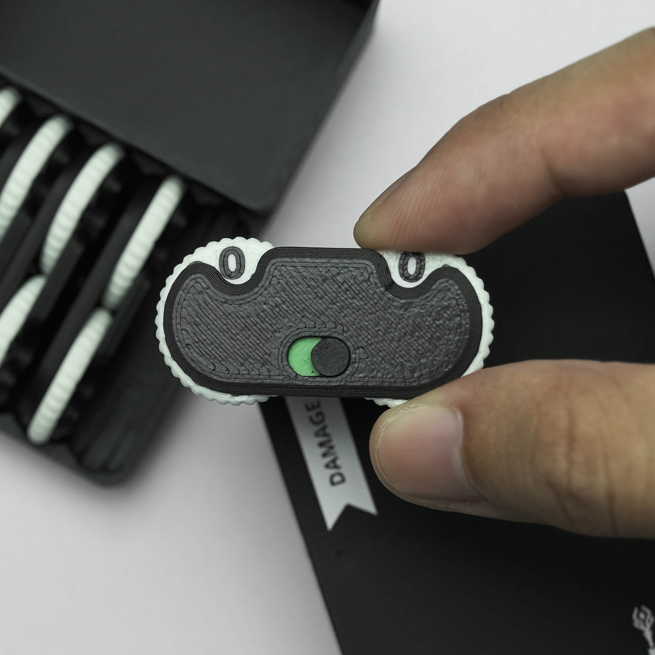 3D Printed Damage Counter Set - Black