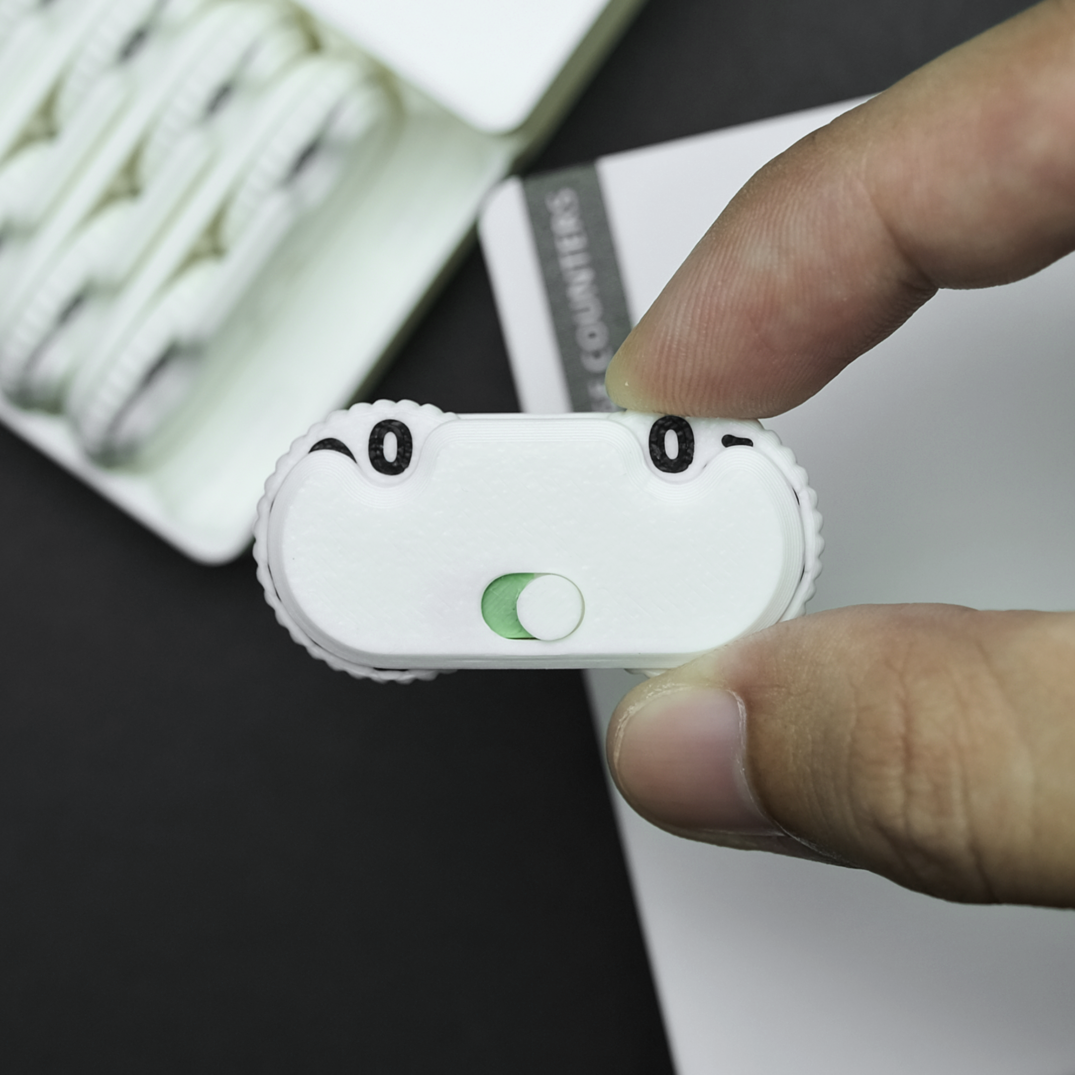 3D Printed Damage Counters Set - White
