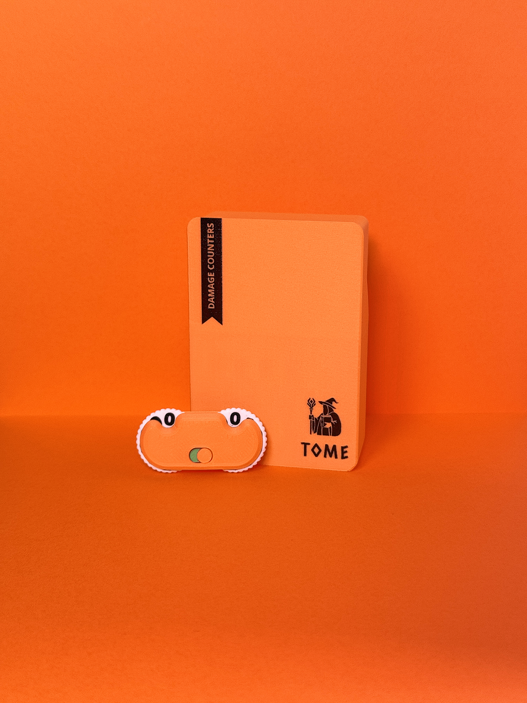 3D Printed Damage Counter Set - Orange