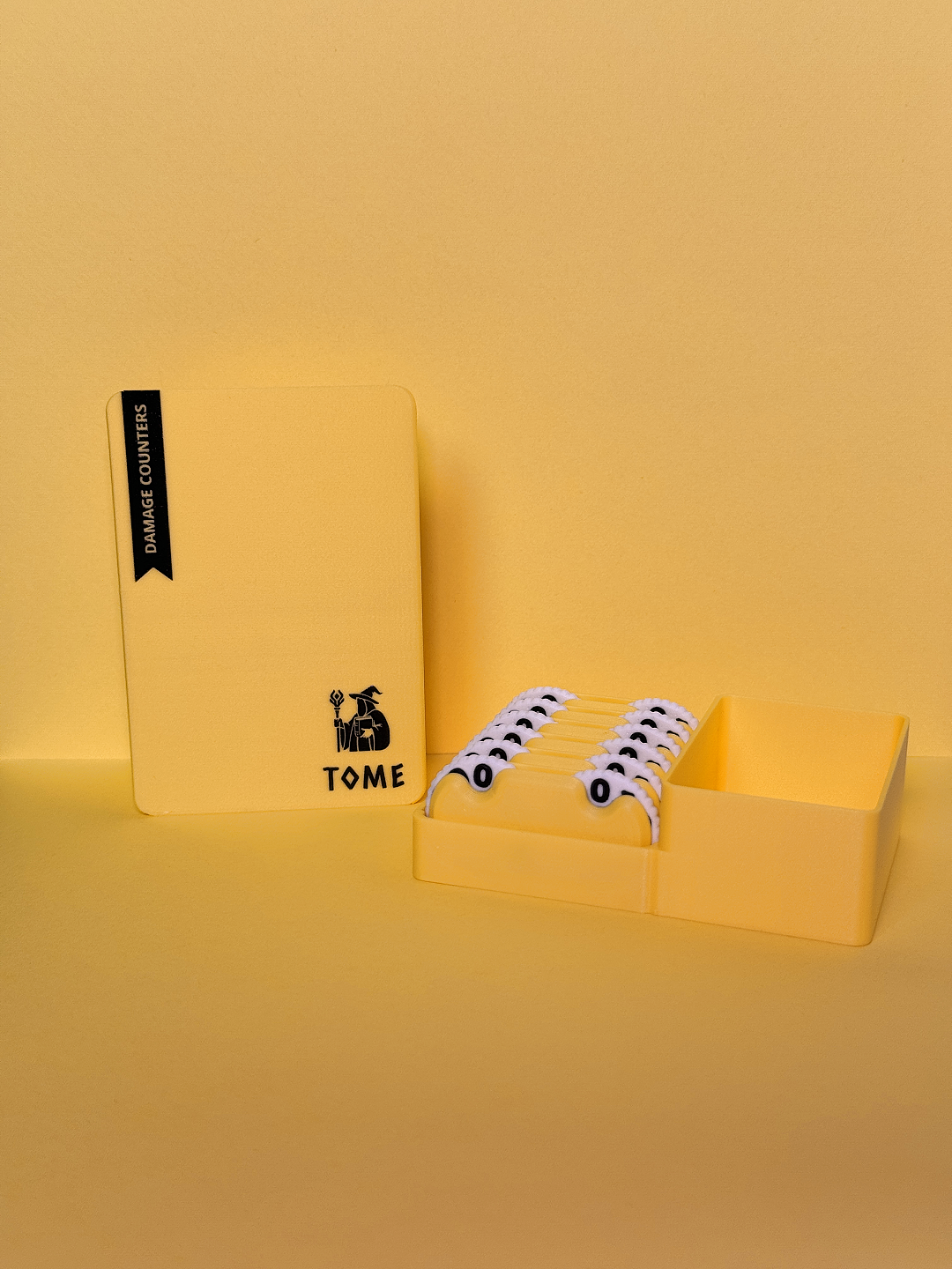 3D Printed Damage Counter Set - Yellow
