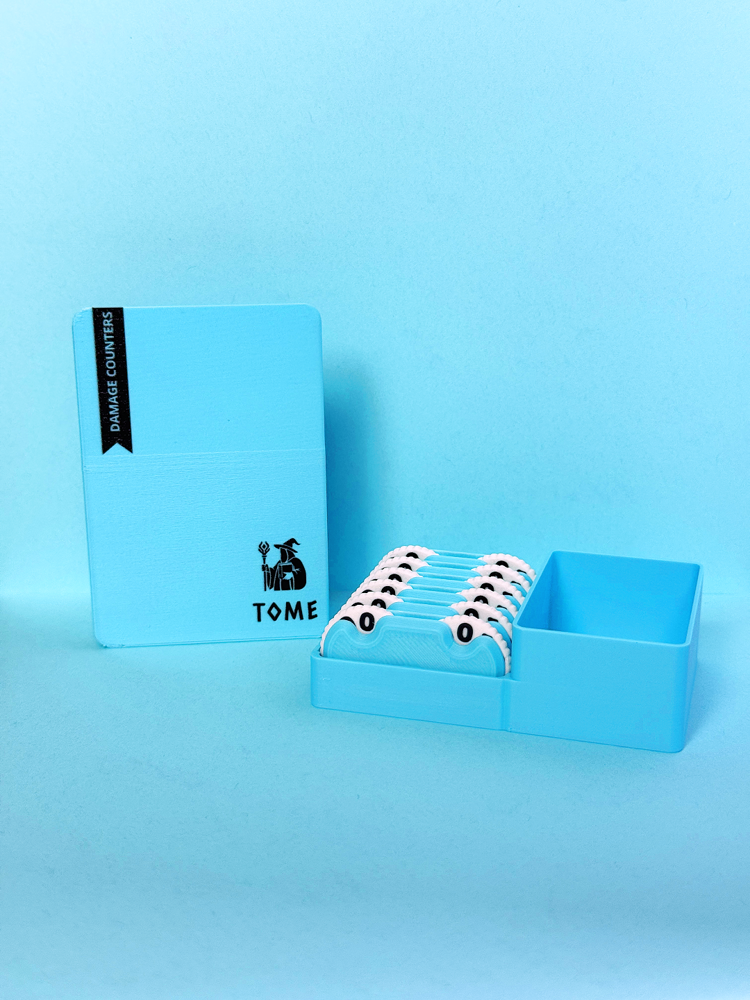 3D Printed Damage Counter Set - Blue